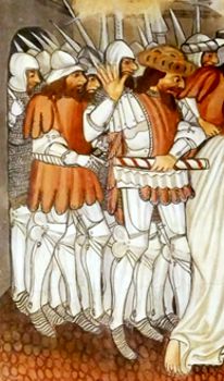 Esempio di abbigliamento militare Bastia Mondovì (CN) – Chiesa di San Fiorenzo