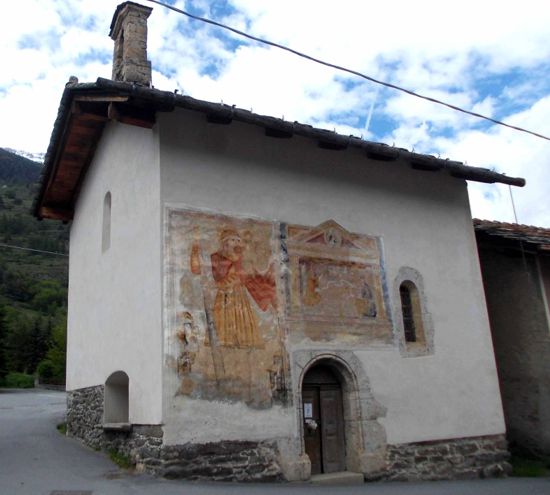 Cappella di San Cristoforo o dell'Annunziata - Salbertrand Frazione Oulme (TO)