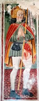 Esempio di farsetto - Oratorio di Santa Maria Nuova a Sillavengo (NO) - San Rocco