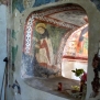 --Presbiterio, parete destra, Sud, adito sulla navata minore sud, San Bernardo