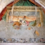 --Navata minore, cappella di fondo parete Sud, affresco di maniera