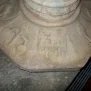 --Fonte battesimale, piede