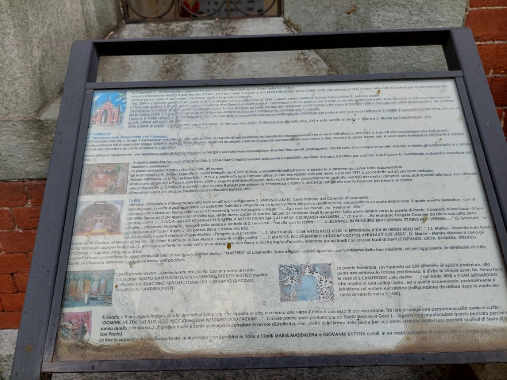 Cappella Cimiteriale di San Bernardino - Lusernetta 