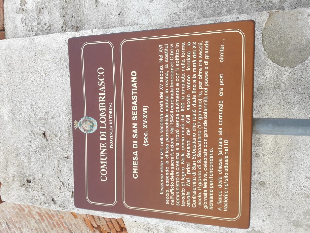 Chiesa di San Sebastiano - Lombriasco 