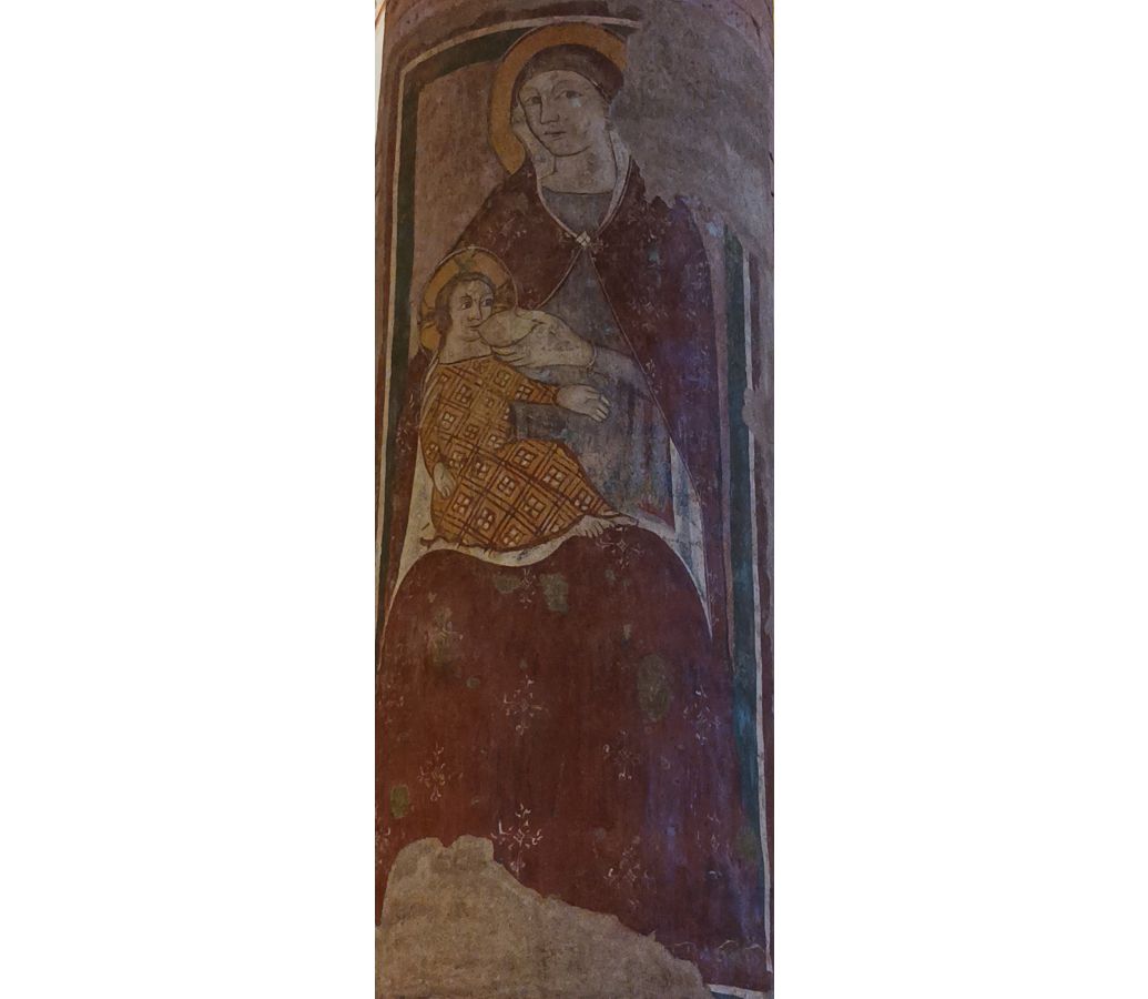 figura della Madonna del Latte - Cassine (AL) - San Francesco