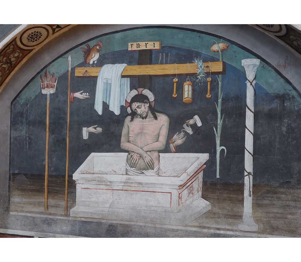 figura del Cristo di Pietà o Cristo morto nel Sepolcro - Buttigliera Alta (TO) - Sant'Antonio di Ranverso