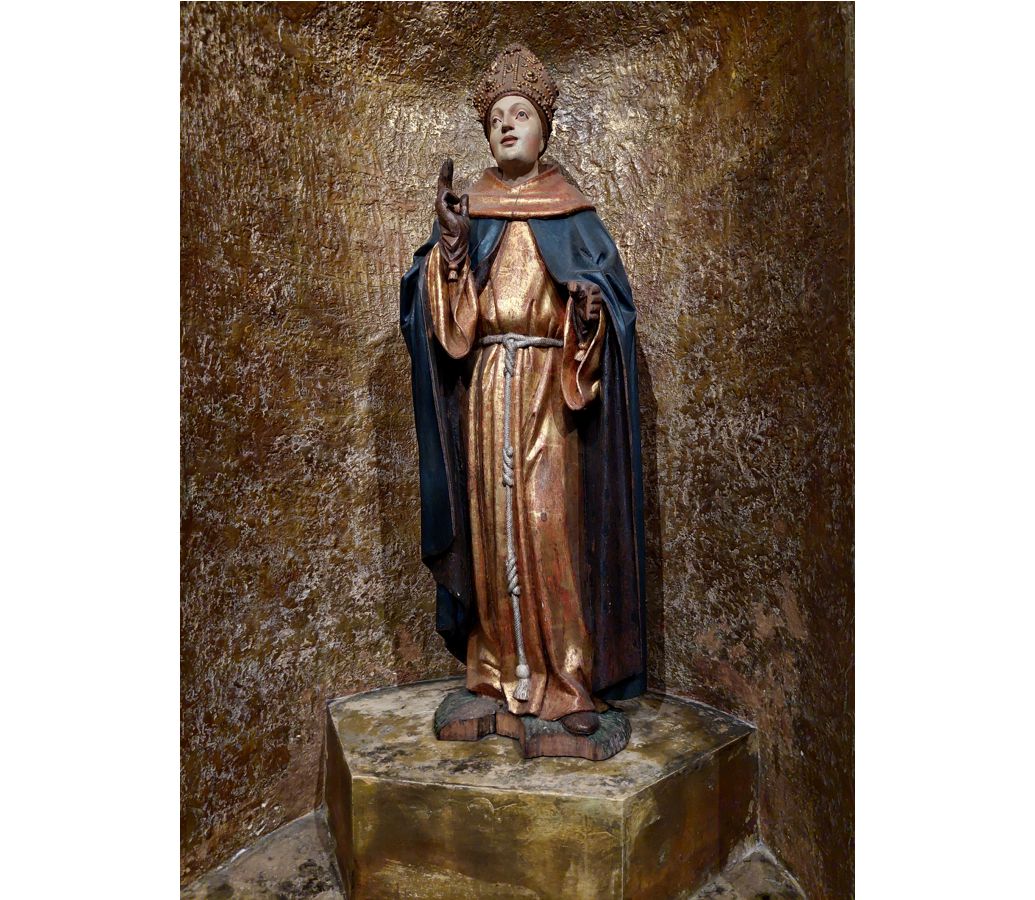 San Ludovico di Tolosa o d'Angiò - Torino - Museo di Palazzo Madama - Scultore Aostano - Inizio 1500