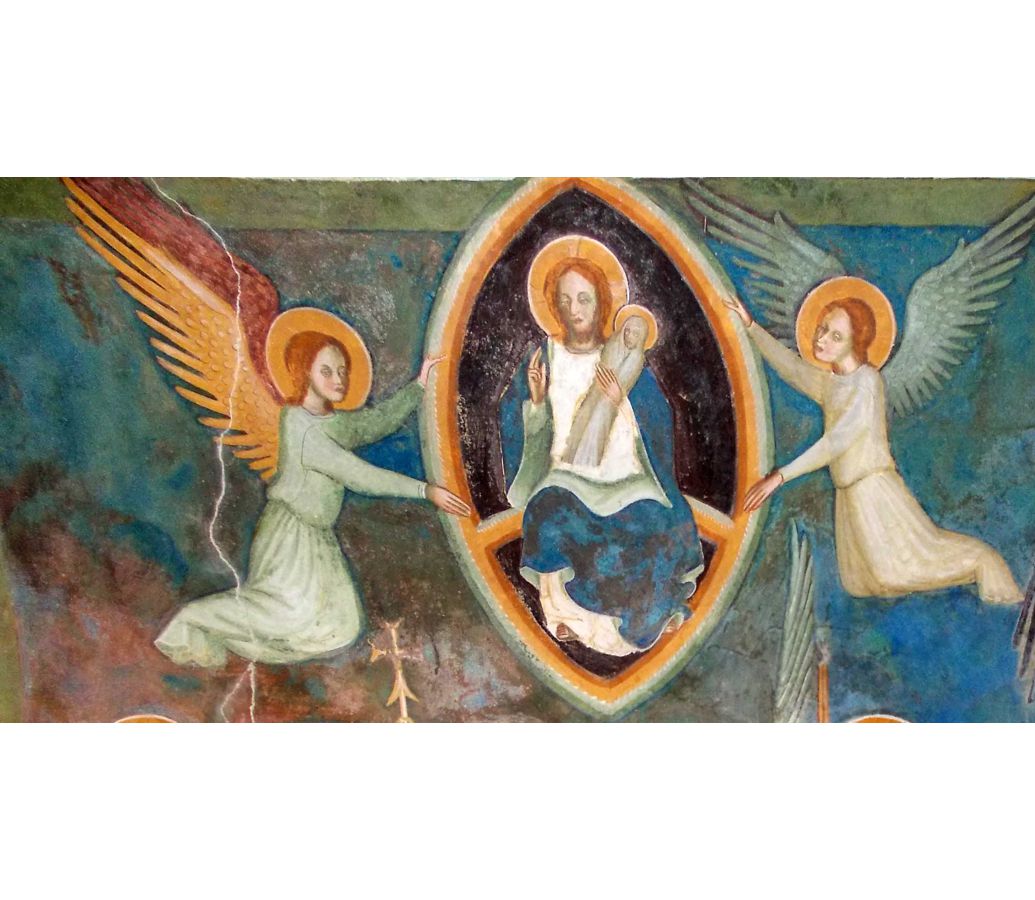 figura della Vergine in Gloria - Stroppo (CN) - San Peyre