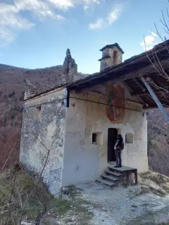 Vista - Cappella di San Pietro a MacraFrazione Camoglieres