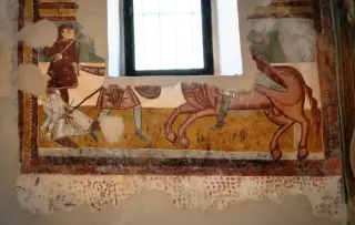 Scena di battaglia - Cappella o Chiesa di San Salvatore a Macra