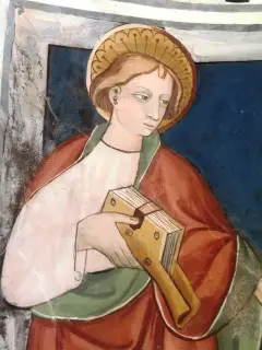 San Giovanni dettaglio - Cappella o Chiesa di San Salvatore a Macra