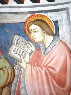 Apostolo dettaglio - Cappella o Chiesa di San Salvatore a Macra