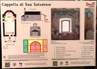 Pannello illustrativo - Cappella o Chiesa di San Salvatore a Macra