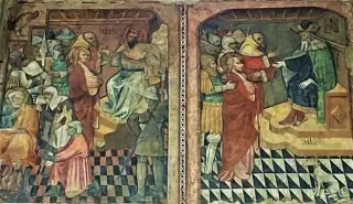 Affreschi Passione di G. Fantini - Battistero di Santa Maria della Scala a Chieri