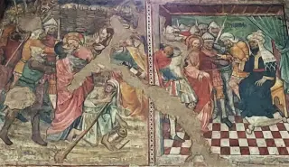 Affreschi Passione di G. Fantini - Battistero di Santa Maria della Scala a Chieri