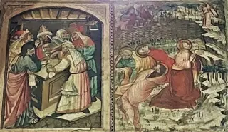 Affreschi Passione di G. Fantini - Battistero di Santa Maria della Scala a Chieri