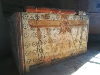 Affresco altare - Oratorio di Sant'Antonino e Sant'Anna a Massazza