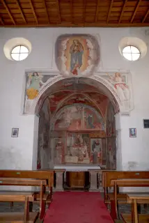 Interno - Chiesa della Madonna di Loreto a Massino Visconti