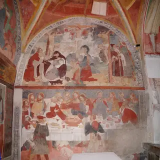 Ultima cena e crocifissione - Chiesa della Madonna di Loreto a Massino Visconti