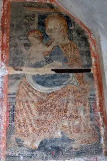 Madonna col Bambino - Cappella di Santa Maria delle Grazie a Mandello Vitta