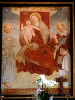 Madonna col Bambino e Santi - Cappella di Santa Maria delle Grazie a Mandello Vitta