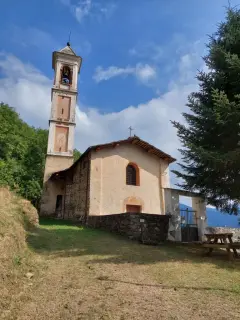 Vista - Chiesa di Sant'Eusebio a MelleFrazione Santeusebio