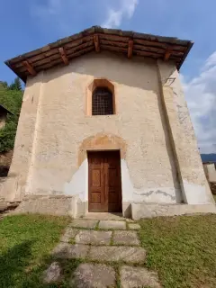 Facciata - Chiesa di Sant'Eusebio a MelleFrazione Santeusebio