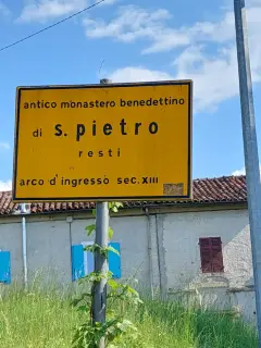 Pannello illustrativo - Resti Del Monastero di San Pietro a Monastero di VascoFrazione Roapiana
