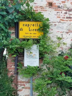 Pannello illustrativo - Cappella di San Lorenzo a Monastero di VascoFrazione Vasco