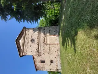 Ex facciata ora abside - Santuario di San Colombano a Monasterolo Casotto
