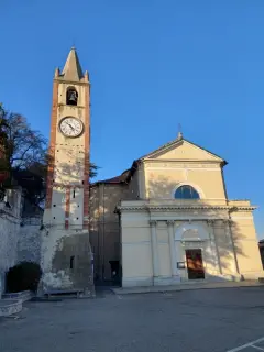 Facciata e campanile - Parrocchiale di Sant'Eusebio a Moncrivello