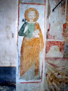 Arco trionfale lato sinistro - san Pietro - Cappella di San Bernolfo a Mondovì