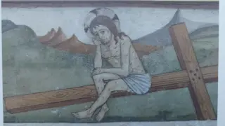 Cristo seduto sula croce - Cappella di San Bernolfo a Mondovì