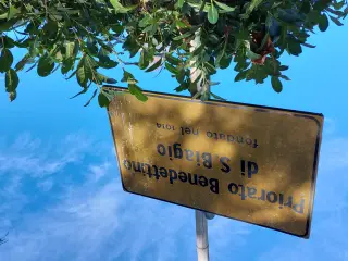 Pannello illustrativo - Priorato di San Biagio a MondovìFrazione San Biagio