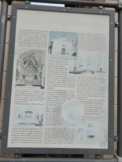 Pannello illustrativo - Chiesa di Sant'Antonio a Montà