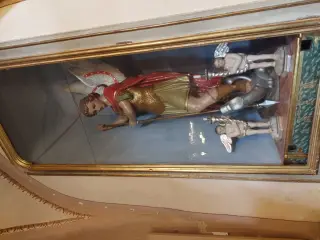 Statua di San Michele - Parrocchiale di San Michele Arcangelo a Montemale di Cuneo