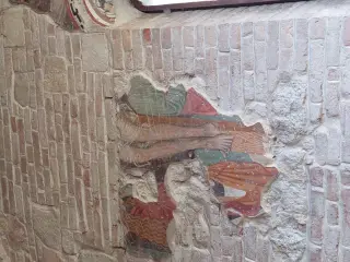 Tracce di crocifissione - Cappella di Sant'Andrea al Castello a Montiglio Monferrato