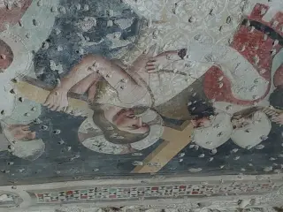 Dettaglio di affresco - Cappella di Sant'Andrea al Castello a Montiglio Monferrato
