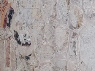 Tracce di affresco - Cappella di Sant'Andrea al Castello a Montiglio Monferrato