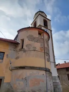 Abside e campanile - Parrocchiale di San Sisto a Morbello