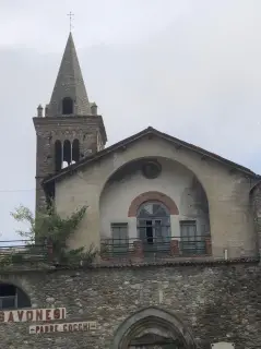 Facciata - Chiesa di Santa Maria in Ripis a GaressioFrazione Borgo Maggiore