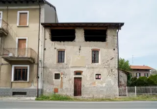 Facciata - Oratorio di San Martino di Vergano a BorgomaneroFrazione Vergano