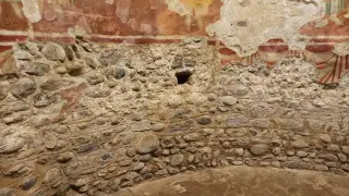 Muratura absidale - Cappella del Ricetto o di Sant'Evasio a Oglianico