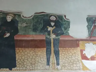 Affresco - Oratorio della Natività di Maria a OleggioFrazione Gaggiolo