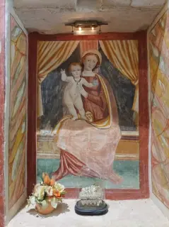 Madonna col Bambino - Oratorio della Natività di Maria a OleggioFrazione Gaggiolo
