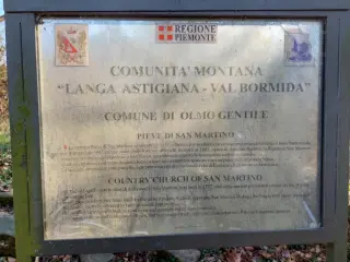 Pannello Illustrativo - Chiesa di San Martino a Olmo GentileFrazione Lavagnini