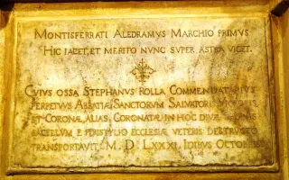 Tomba di Aleramo - Parrocchiale dei Santi Vittore e Corona a Grazzano Badoglio