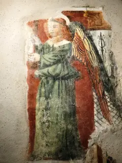 Parte di Annunciazione - Pieve o Santuario o Chiesa della Madonna del Carmine a Prunetto