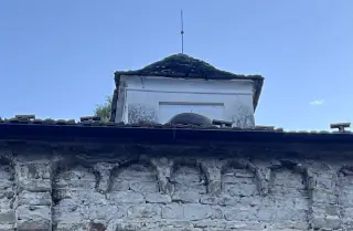 Archetti pensili laterali - Chiesa o Santuario di Santa Maria d'Acqua Dolce a Monesiglio