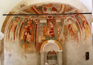 Affreschi absidali - Chiesa di San Rocco a Levice